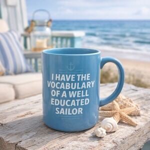 Threshold Nautical Sailor Quote I Have The Vocabulary Of A Well Educated Sailor